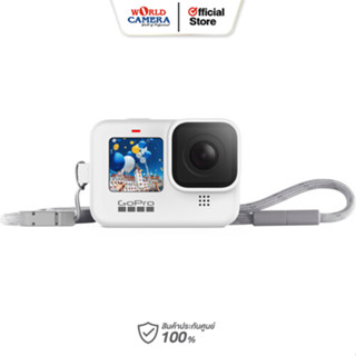 GOPRO SLEEVE+LANYAND (WHITE) ซิลิโคลนกันกระแทก