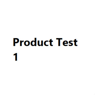 Product test 1 (Test only)