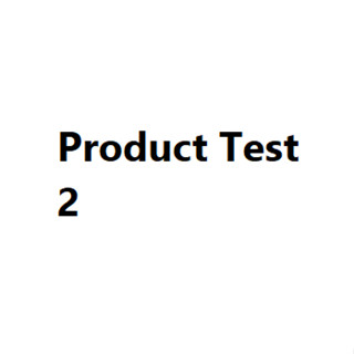 Product test 2 (Test only)