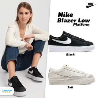 Nike Collection ไนกี้ รองเท้าผ้าใบ รองเท้าลำลอง สำหรับผู้หญิง W Blazer Low Platform DJ0292-105 / DJ0292-001 (3500)