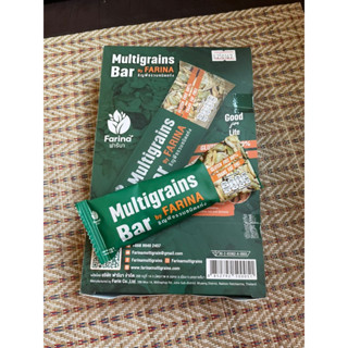 Multigrains Bar by  Farina ธัญพืชชนิดแท่ง 22 กรัม/แท่ง