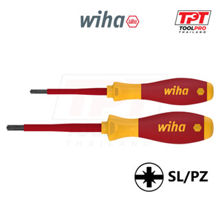 Wiha SoftFinish Electric slimFix ไขควงปากแฉก/แบน SL/PZ1 SL/PZ2