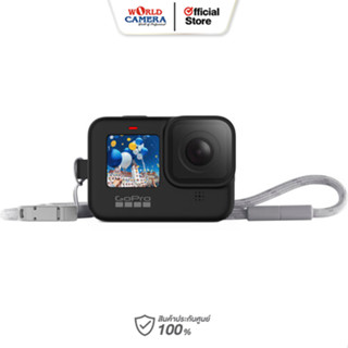 GOPRO SLEEVE+LANYAND (BLACK) ซิลิโคลนกันกระแทก