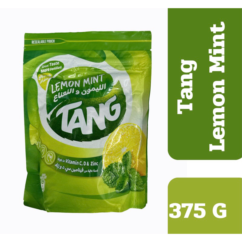 Tang Lemon  Mint 375g ++ แทง เลมอน มิ้นต์ ชนิดชง 375 กรัม