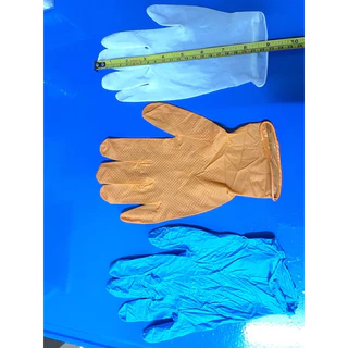ถุงมือยาง PVC รุ่นประหยัดข้อสั้น (36 คู่) ทนน้ำมัน-กันเคมี