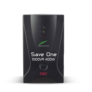 CBC เครื่องสำรองไฟ UPS  รุ่น SAVE ONE 1000VA 400W ตัวสำรองไฟ กันไฟตก-ไฟเกิน