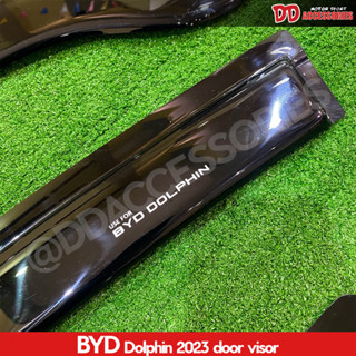 กันสาด กันสาดน้ำฝน BYD Dolphin 2022 2023 2024 โฉมล่าสุด 1 ชุดมี 4 ชิ้น A