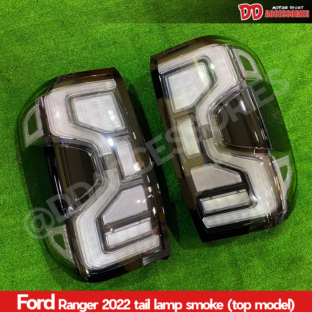 ไฟท้าย ranger 2022 2023 2024 ลายตัวTop เดิมๆ ตัวXL XLT F sport ตัวเดียว ตรงรุ่นไม่ต้องแปลงโฉม Next GEN ล่าสุด สีดำ