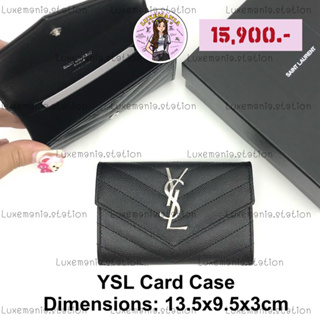 👜: New!! Ysl Card Holder ‼️ก่อนกดสั่งรบกวนทักมาเช็คสต๊อคก่อนนะคะ‼️