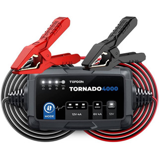 TORNADO เครื่องชาร์จแบตเตอรี่ รุ่น TORNADO4000 เครื่องชาร์จ ฟื้นฟูแบตเตอรี่ อัตโนมัติ รถเก๋ง รถกระบะ