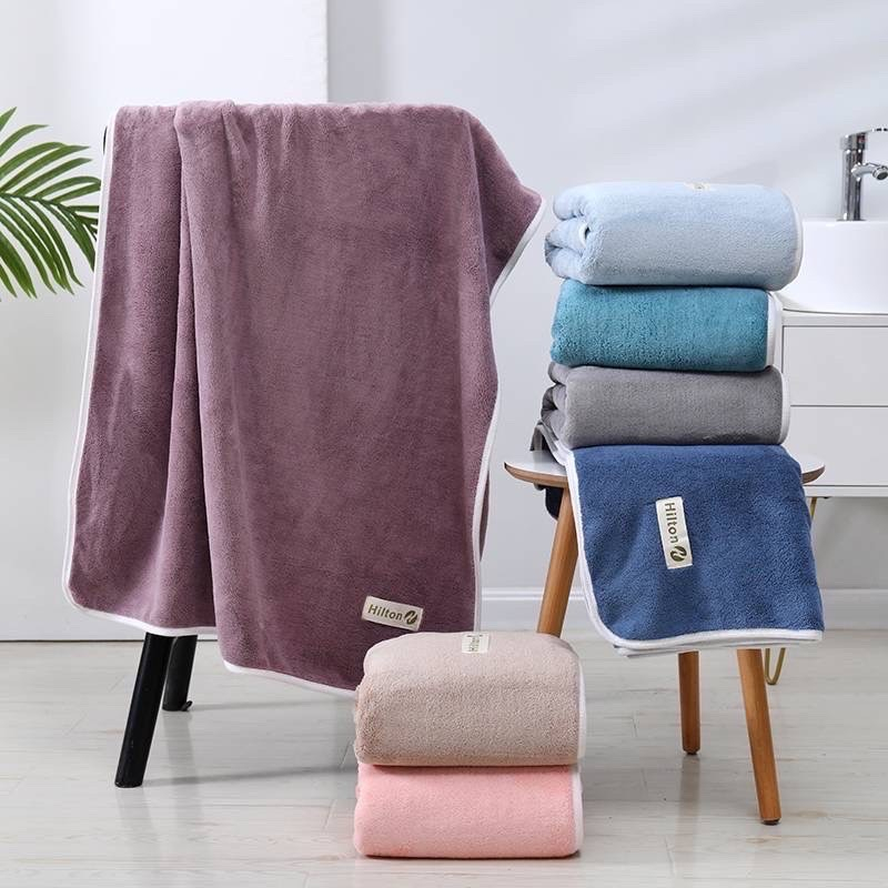 ผ้าเช็ดตัวขนเป็ดรุ่นหนา Hilton 2 ผืน เกรดพรีเมี่ยม