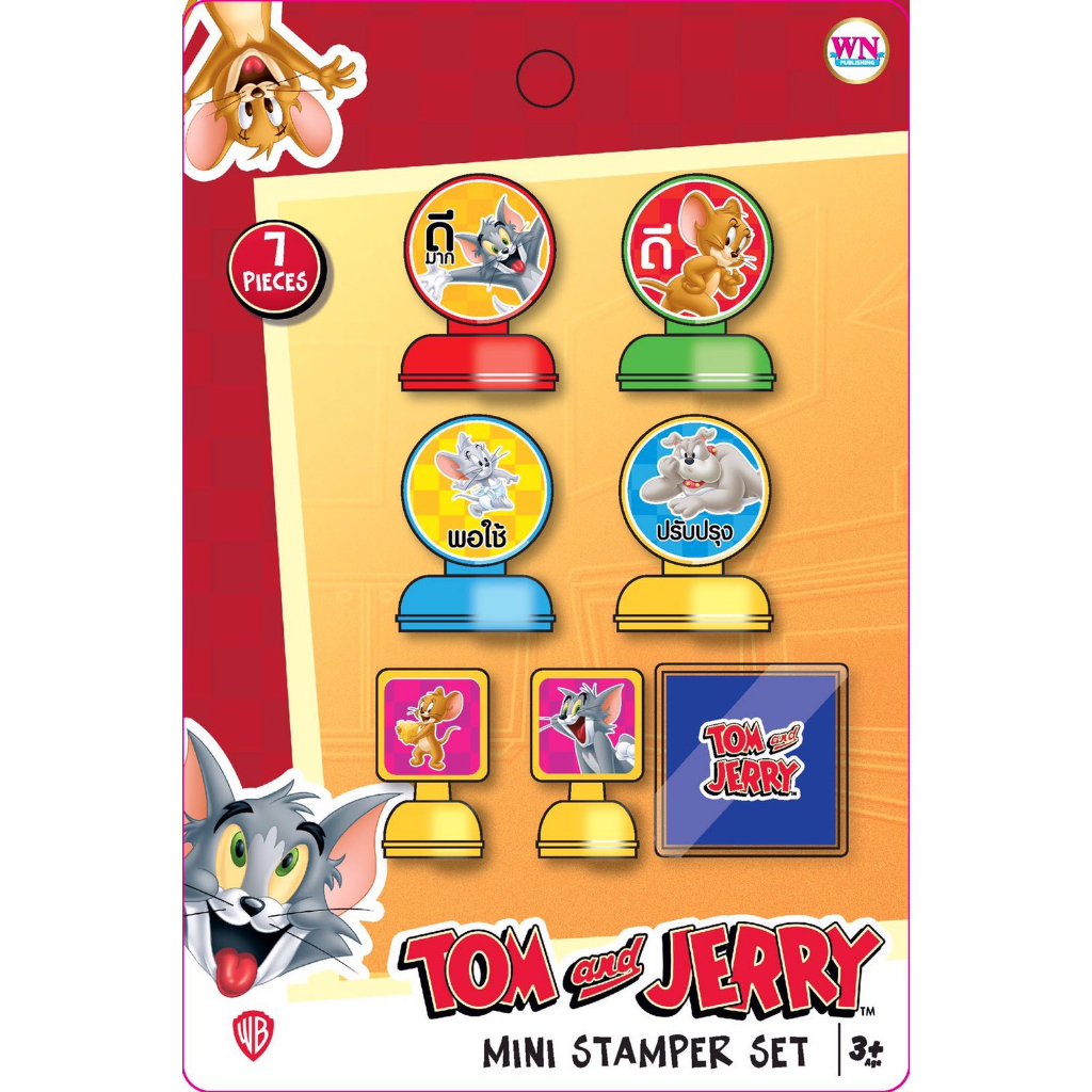 Mini แสตมเปอร์ Tom & Jerry
