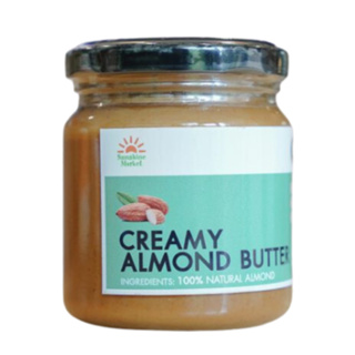 ซันไชน์ มาร์เก็ต เนยอัลมอนด์ แบบละเอียด 200 กรัม - Creamy Almond Butter 200g Sunshine market brand