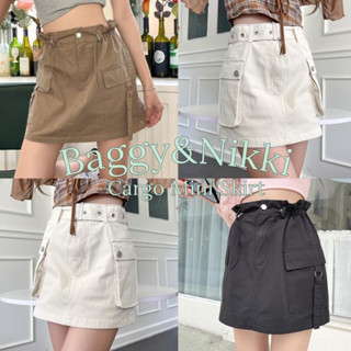 Choosedress A0533 Baggy &amp; Nikki Cargo Mini Skirt กระโปรงคาร์โก้ Y2K A0534