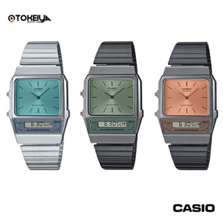 CASIO DIGITAL นาฬิกาข้อมือผู้หญิง/ชาย รุ่น AQ-800EC ของแท้ มีใบรับประกัน