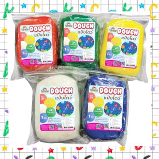 Kidart Dough แป้งโดว์ถุงซิป 1 กิโลกรัม (มี 5 สีให้เลือก)