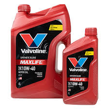 Valvoline วาโวลีน MAX LIFE 10W-40 4+1ลิตร น้ำมันเครื่องยนต์เบนซิน วาโวลีน แมกซ์ไลฟ์ 10W-40