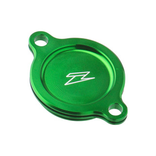 ฝาปิดกรองเครื่อง ZETA Oil Filter Cover Kaw Green ZE90-1185 KX450F