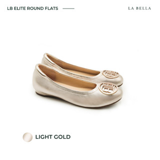 LA BELLA รุ่น LB ELITE ROUND FLATS - LIGHT GOLD