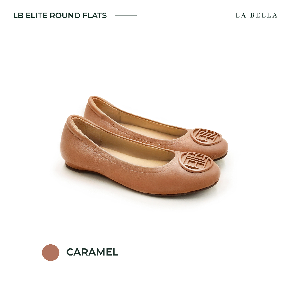 LA BELLA รุ่น LB ELITE ROUND FLATS - CARAMEL