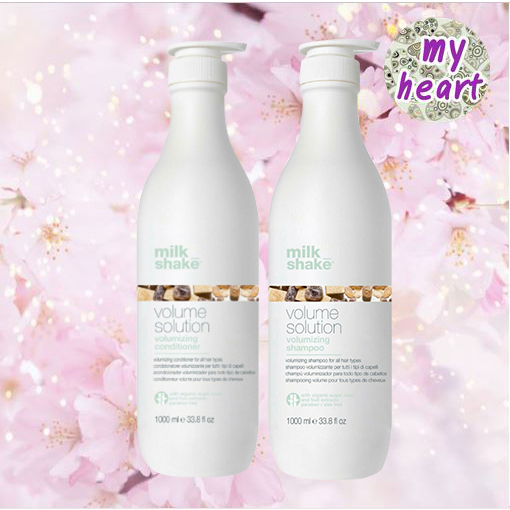 Milk Shake Volume Solution Volumizing Shampoo/Conditioner 1000 ml เพิ่มวอลลุ่มให้เส้นผม ไม่ลีบแบน