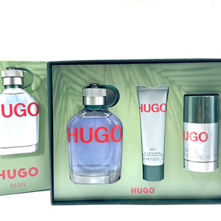 ชุดของขวัญ Hugo boss man น้ำหอม 125ml + Stick 70ml + shower gel 50ml