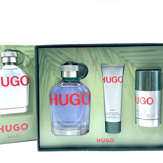 ชุดของขวัญ Hugo boss man น้ำหอม 125ml + Stick 70ml + shower gel 50ml