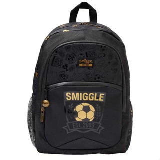 🎒Smiggle Backpacks กระเป๋าเป้ 🎒สมิกเกอร์ ขนาด 16 นิ้ว ลาย ทองฉลอง15ปี พร้อมส่งในไทย 🛻