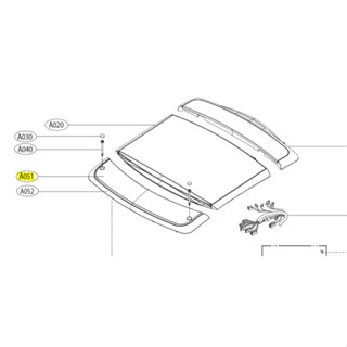 Plate Control สติ๊กเกอร์หน้ากากเครื่องซักผ้า  ของแท้จากศูนย์ LG100%  Part No : MGJ67488502