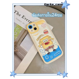 🎈จัดส่งภายใน24ชม🎈เคส for iPhone 11 14 Pro Max Case for iPhone 12 13 ป้องกันการตก การป้องกัน สพันจ์บ็อบ เคสกันกระแทก