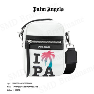 PALM  ANGELS กระเป๋าสะพายข้าง รุ่น I LOVE PA CROSSBODY Code: PMNQ004S23FAB0030384