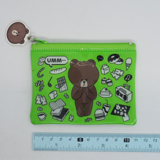 ซองพลาสติก Line character: Brown