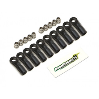 หัวบอล -Rod Ends BRW750307D : Boom Racing KUDU™ ปลายก้านไนลอน M4 ยาว 20.00mm (Upwards) พร้อมลูกเดือย (5.8x3x7.4mm)