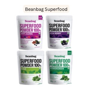 Beanbag Super food100g. ผงผัก Organic Kale , Acai , Berry , Power green Organic Superfood