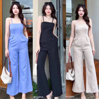 Sammy jumpsuit ชุดจั้มขายาว สายเดี่ยว