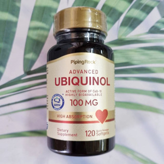 80% OFF ราคา Sale!!! EXP:07/23 ยูบิควินอล Advanced Ubiquino 100 mg 120 Quick Release Softgels (Piping Rock®)