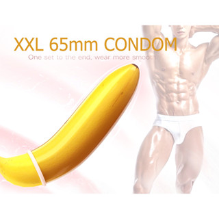 ถุงยางอนามัย  Condom XXL 65 mm แบบบางเรียบ กล่อง10ชิ้น