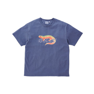 Gramicci เสื้อยืด รุ่น UNISEX SALAMANDER TEE NAVY PIGMENST