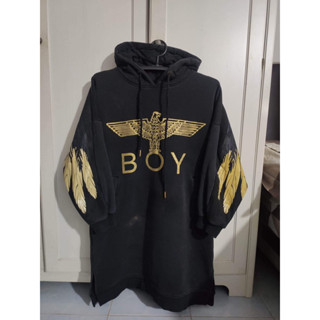 BOY LONDON เสื้อฮู้ด ดีเทลสวยสีดรอป มีตำหนิเลอะตามรูปสุดท้ายครับ