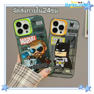 🎈จัดส่งภายใน24ชม🎈เคส for iPhone 11 14 Pro Max Case for iPhone 12 13 ป้องกันการตก การป้องกัน แบทแมน พื้นผิวกระจก