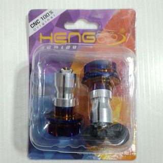 ปลายแฮนด์เลส CNC ลายเฟือง C1 สีน้ำเงิน รุ่นทั่วไป รหัส:047796