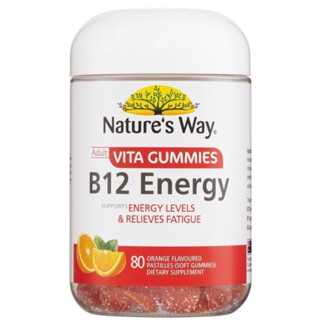 Natures Way Adult Vita Gummies B12 Energy 80 Gummies