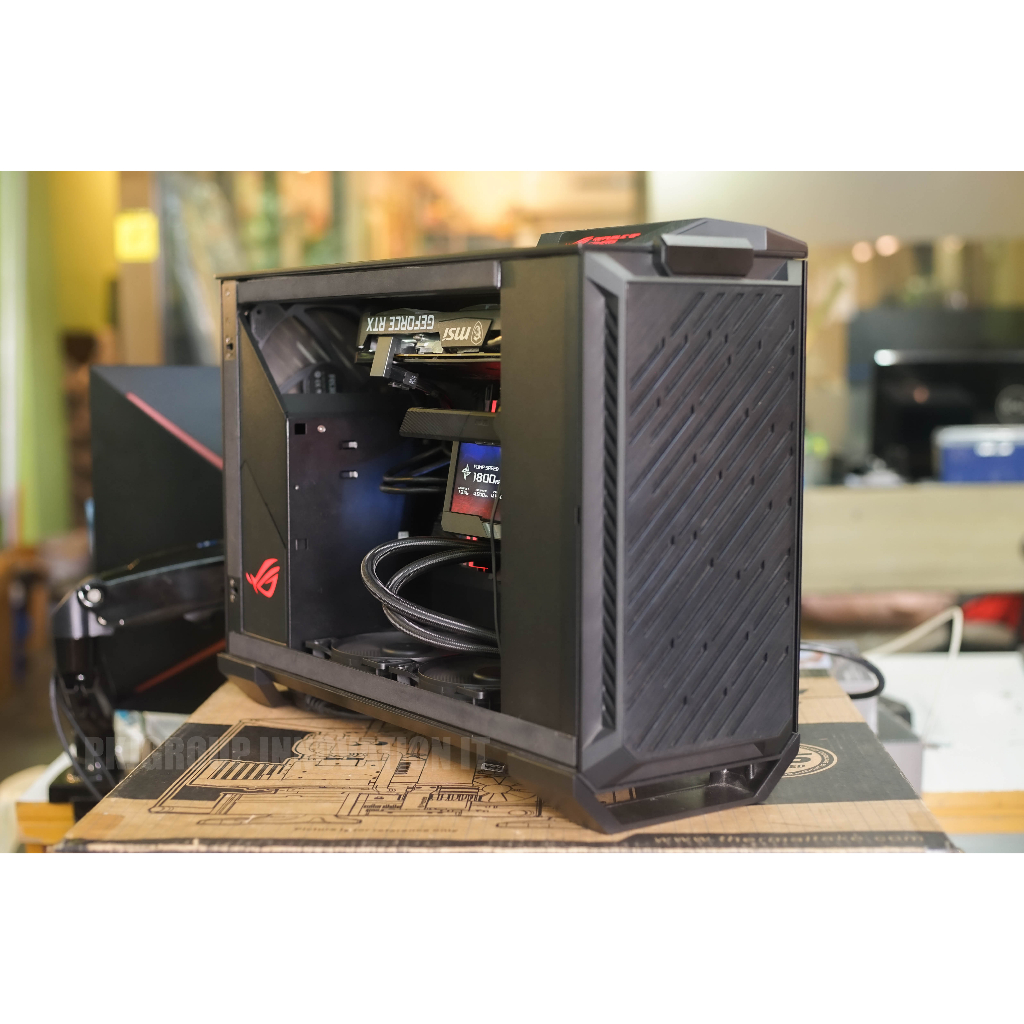คอมประกอบขนาดเล็ก Asus ITX i7-12700KF RAM 32GB SSD 1 TB 2 ตัว RTX3060