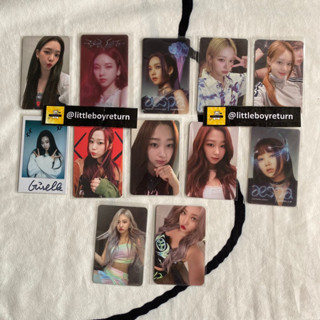 POB aespa photocard girls / savage พร้อมส่ง✨ การ์ดรอบพรี karina winter giselle ningning mumo kpopmerch kms withfans sm