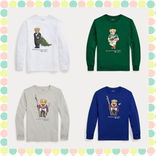 🧸Limited Collection🧸 Ralph Lauren Polo Bear Cotton Long-Sleeve Tee (boy size 8-20)