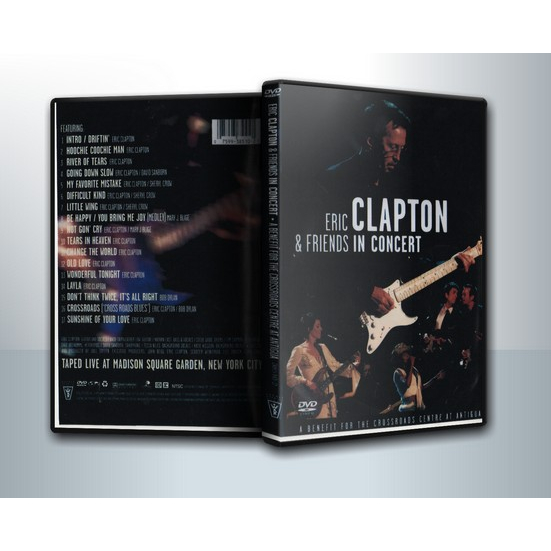[ DVD ConCert มีปก+สกรีนแผ่น ] Eric Clapton & Friends in concert ( 1 DVD )