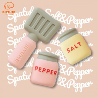 Bite Me Salt &amp; Pepper Latex Toy Set  and Spatula Toy ของเล่นยาง นำเข้าจากเกาหลี KR