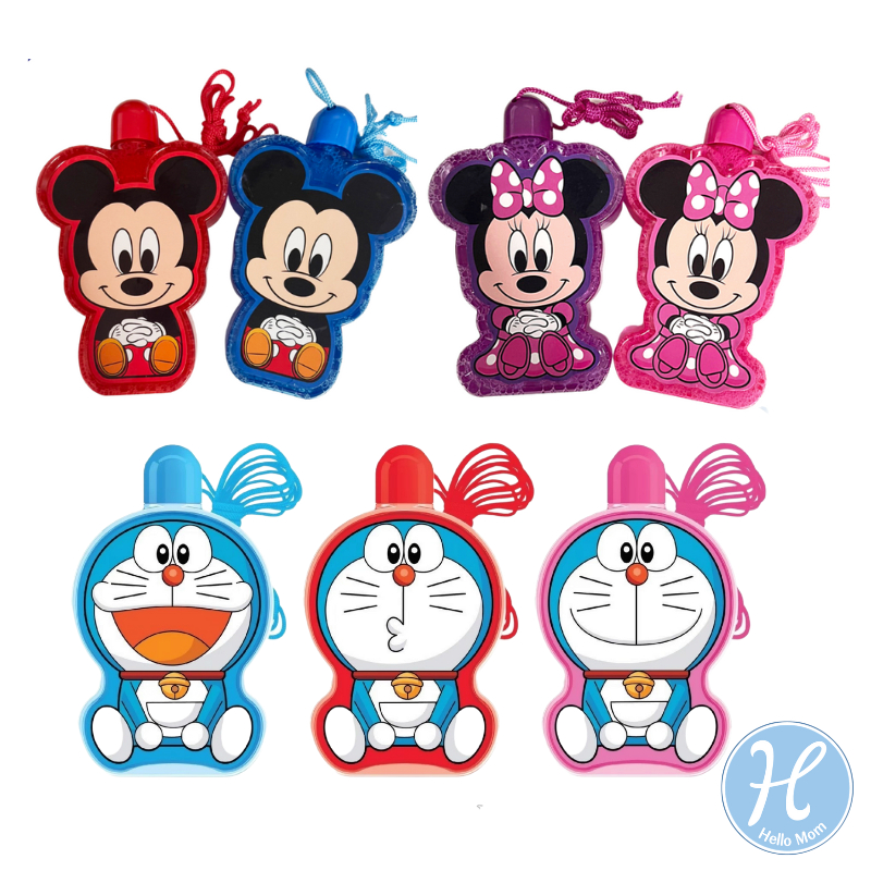 Disney เป่าฟอง มิกกี้ มินนี่ ลิขสิทธิ์แท้ Bubble Bottle เป่าฟองการ์ตูน น้ำยาเป่า