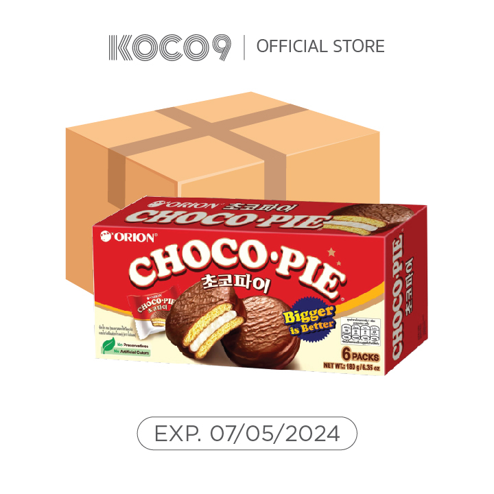 [ขายยกลัง] โอริออนช็อกโกพาย Orion Choco Pie 1 ลัง 16 กล่อง Chocopie