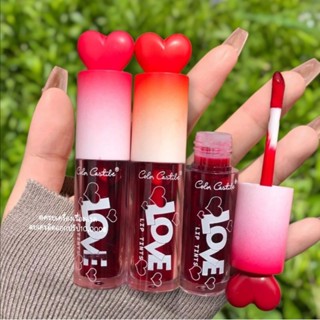 ลิปทินท์ ทิ้นท์ Sweet​ Love Lip Tint (หัวใจ)​ คละสี​ ติ้นท์​หัวใจ​ สุดน่ารัก สีชัด​ กันน้ำ ติดทน​ 4u2